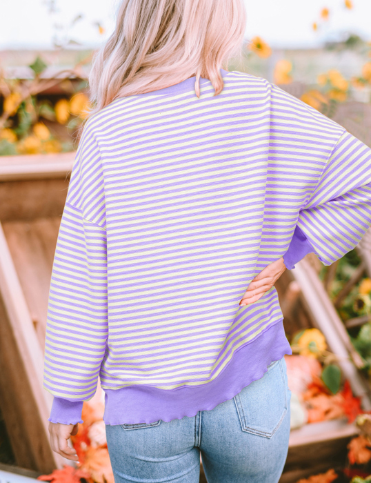 HIDDEN GEMS All You Need Stripe Top