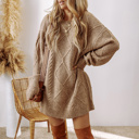  HIDDEN GEMS | Cozy Cable Knit Sweater Dress