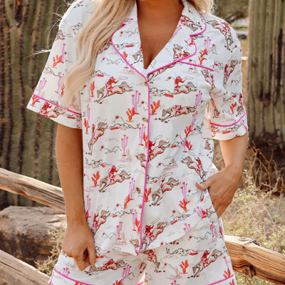 HIDDEN GEMS | Wild West Cowgirl Pajama Set