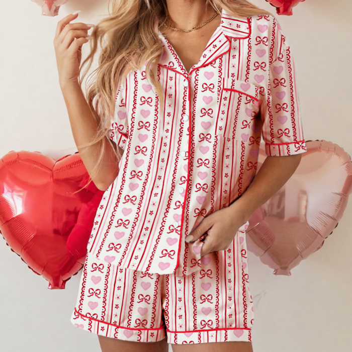 Valentine Cutie Bow Tie PJ Set