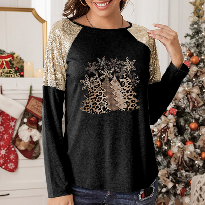 Sale! Sequined Long Sleeve Top