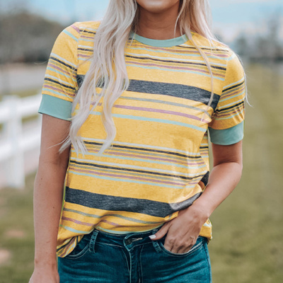 HIDDEN GEMS Soft Stripe Tee