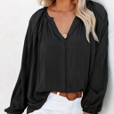 Black Large SALE! Dolman Sleeve Loose Fit Top