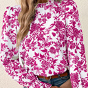  HIDDEN GEMS Florence Floral Ruffle Blouse