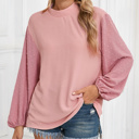 Gossamer Pink Small HIDDEN GEMS Dotted Sleeve Blouse