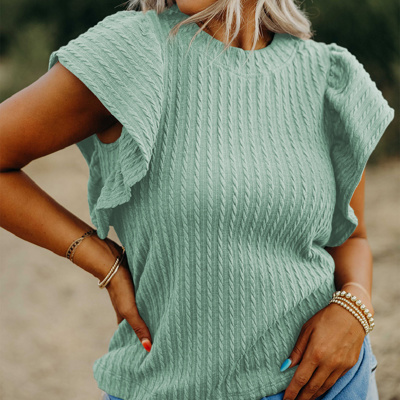 HIDDEN GEMS | Simply Delightful Flutter Sleeve Top