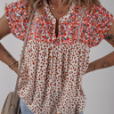  HIDDEN GEMS | Trendy Embroidered Dotted Blouse