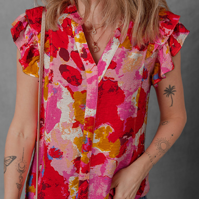 Hidden Gems | Prettiest Energy Abstract Blouse