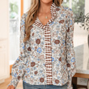  Sweet Charm Floral Blouse