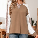  Cheyenne Leopard Henley Top