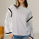  Fringe Fabulous Stripe Top