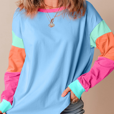 HIDDEN GEMS The Chriselle Colorblock Top