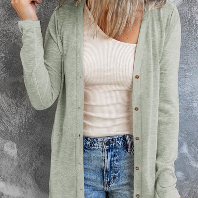 HIDDEN GEMS Essential Lightweight Cardigan