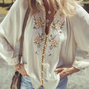  Sevilla Sun Floral Gauze Top