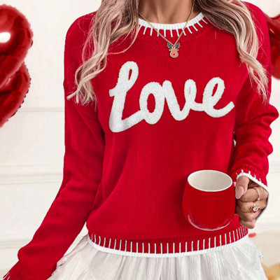 Love Bound Stitched Sweater