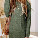  HIDDEN GEMS | Cozy Cable Knit Sweater Dress