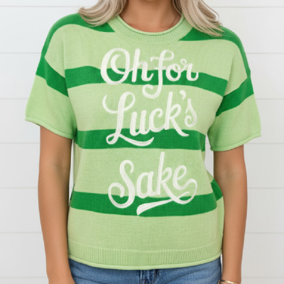 Oh For Luck's Sake Knitted Top