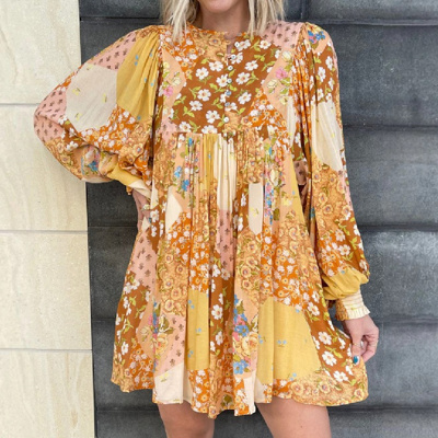 SALE! Floral Loose Fit Babydoll Dress