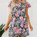  HIDDEN GEMS | Floral Ricrac Dress