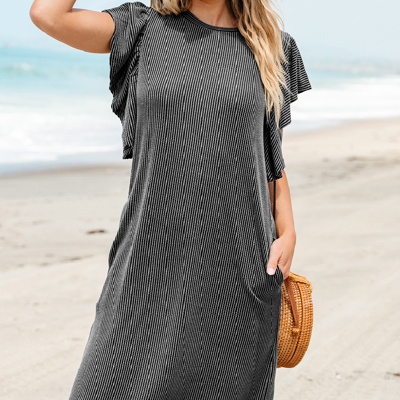 HIDDEN GEMS | Essential Flutter Sleeve Dress