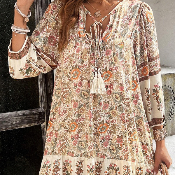 The Breanne Boho Loose Fit Dress