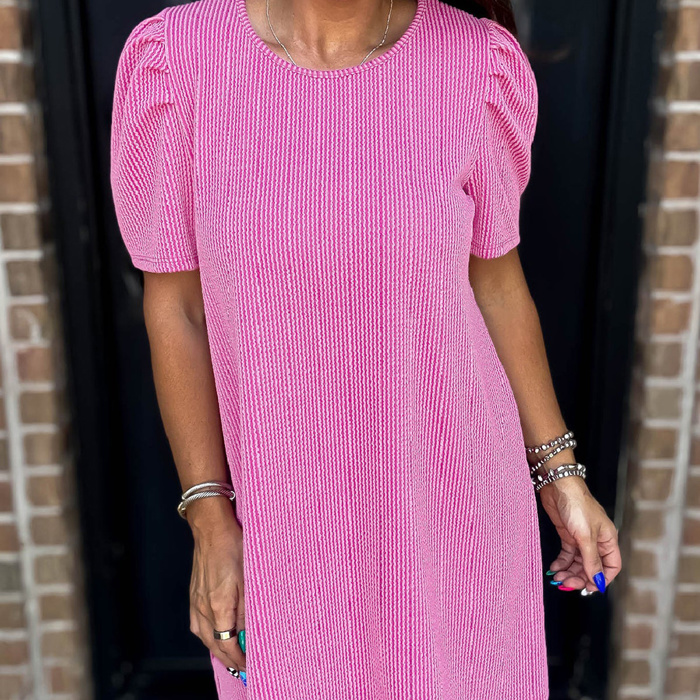 SALE! Essential Trendy Puff Sleeve Dress
