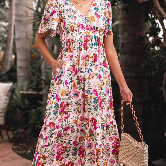 HIDDEN GEMS | Secret Garden Floral Maxi Dress