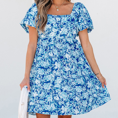 HIDDEN GEMS | Into the Blue Floral Dress