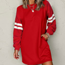  HIDDEN GEMS | Varsity Stripe Sweatshirt Dress
