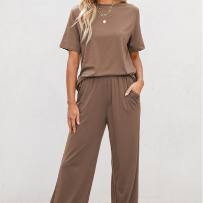 HIDDEN GEMS | Solid Top and Pants Set