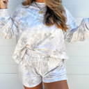  HIDDEN GEMS | Camo Pullover Top and Short Set