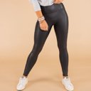  HIDDEN GEMS Trendy Faux Leather Leggings