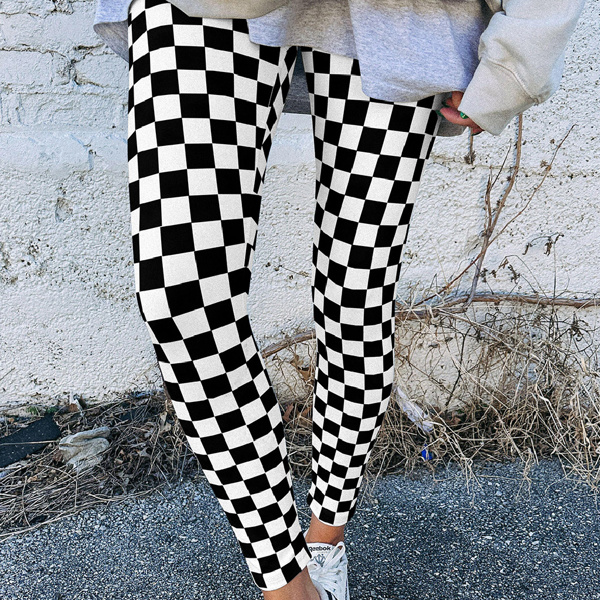 HIDDEN GEMS Checkmate Skinny Leggings