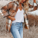  HIDDEN GEMS | Plaid Flap Pocket Shacket