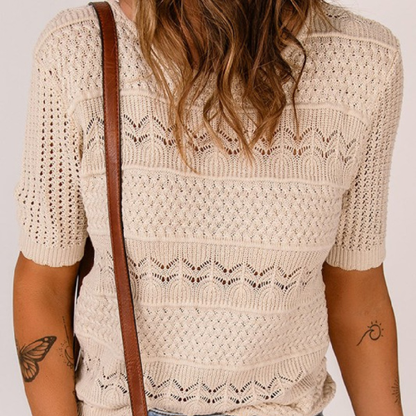 Sale! Scallop Knit Top