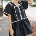  SALE! Ric-Rac Short Sleeve Mini Dress