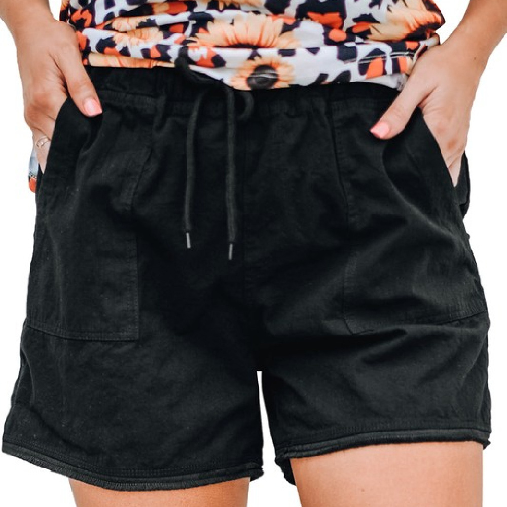 SALE! Raw Hem Pocketed Casual Shorts