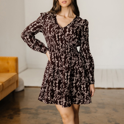 Ellie Floral Long Sleeve Dress