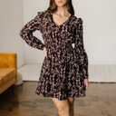  Ellie Floral Long Sleeve Dress