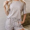  HIDDEN GEMS | Checker Top and Shorts Set