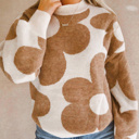  HIDDEN GEMS | Floral Drop Shoulder Sweater