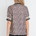  Wildly Cute Leopard Stripe Top