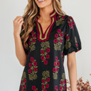  Serendipity Floral Stripe Blouse