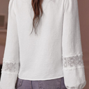  Catalina Lace and Ruffle Blouse