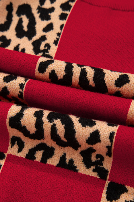 Wildly Trendy Checker Knit Top