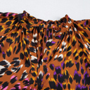  HIDDEN GEMS | Artsy Leopard Ruffle Top