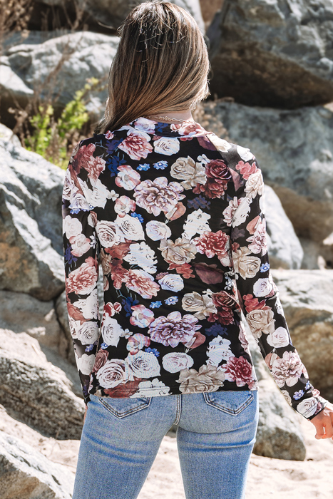 HIDDEN GEMS | Vintage Floral Mesh Top