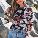  HIDDEN GEMS | Vintage Floral Mesh Top
