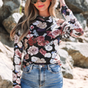  HIDDEN GEMS | Vintage Floral Mesh Top