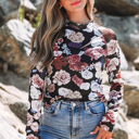  HIDDEN GEMS | Vintage Floral Mesh Top